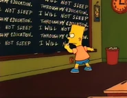 I will not sleep through my education.