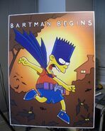 Bartman Begins poster from "The Simpsons Game"