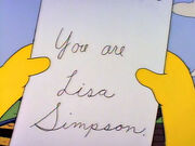 You are lisa simpson