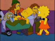 Lisa brings Bart to a shady doctor's office