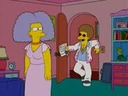 Disco Stu and his ex-wife Selma Bouvier