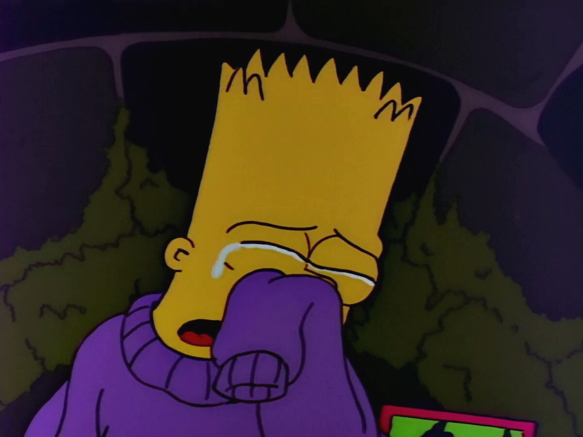 The Simpsons - Why is Bart sad? Find out tomorrow at 8/7c!