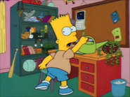 Bart by his desk