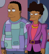 Bernice e sua marido Dr. Hibbert