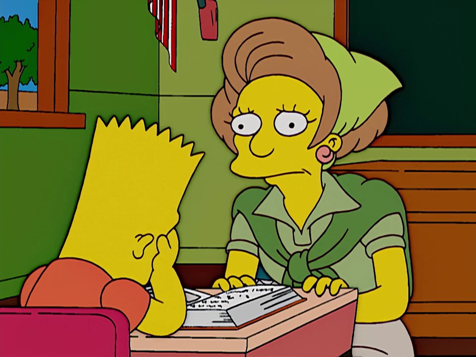 Mateřský Norma Magnetický How Does Edna Krabappel Die In The Simpsons Medicína Divoký Katastrofální 