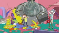 Rick and Morty and The Simpsons
