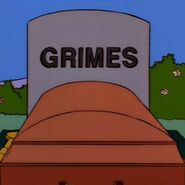 Frank's tombstone in "Homer's Enemy"