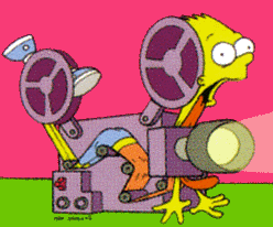 itchy and scratchy gif