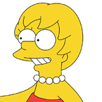 Lisa with normal hair