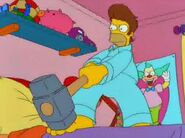 Homer Being controlled by the Toupée