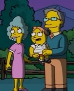 Younger Martin with his parents.