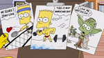 Caricatures of Bart