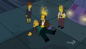 Fat Tony dies in Homer's arms