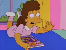 Janey na casa dos Simpsons
