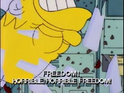 Homer's beard is yellow