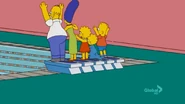 Olympic Swimming Family couch gag