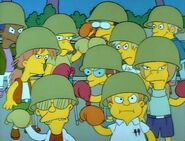 In Bart's army.