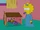 Giant Maggie and Small Simpsons couch gag