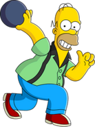 Homer Joueur de bowling