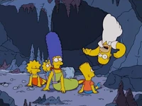 Simpsonowie w głębi jaskini
