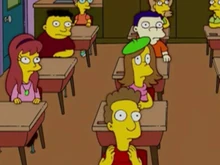 18x06 - Moe e Lisa - após a apresentação do poema de Moe