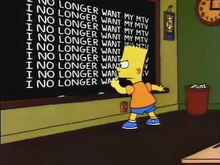 Lisa's Sax Chalkboard Gag