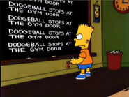 "Dodgeball stops at the gym door"