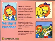 Francine's bio as seen in Bartspace.com.