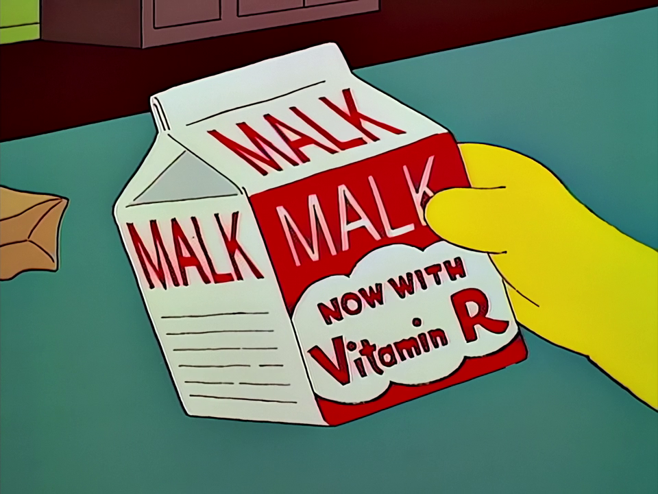 I always drink. Malk.