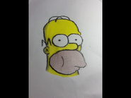 Meu desenho do Homer