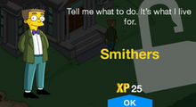250px-Tapped Out Smithers New Character