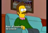 Flanders talks about Simpsons family