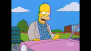 Homer and the Sedan