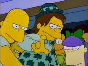 A shamrock missing from Nelson's bowtie