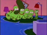 Frog Family couch gag