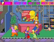 7th stage of the game, where Marge is battling through enemies.