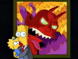 The Devil as a painting
