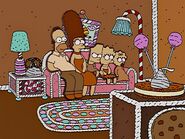 Gingerbread couch gag