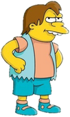 Nelson Muntz (future husband of Sherri and Terri)