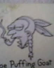 Joe Puffing Goat