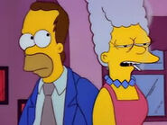 Young Jacqueline and Homer in "I Married Marge"