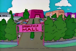 Sign at entry of carpark in Bart's Dog Gets an F