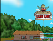 The Krusty Burger in The Simpsons Road Rage