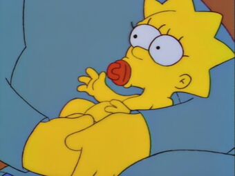 maggie simpson star onesie