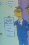 Burns' Lawyer comic appearance