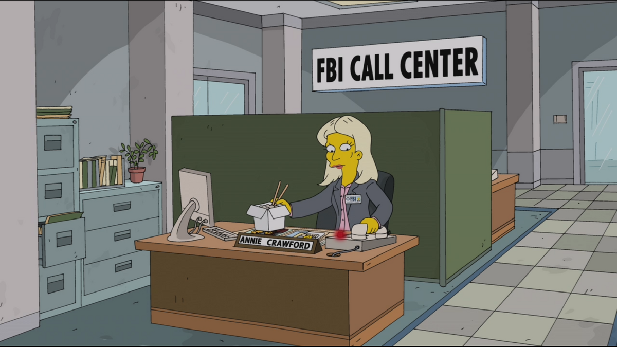 FBI Call Center Simpsons Wiki Fandom