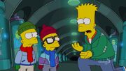 Bart's Elder Son and his brother angry at their cousin Bart who was trying to reconcile.