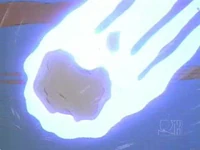 O cometa se desmanchando