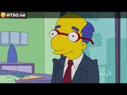 Milhouse as his father, Kirk Van Houten