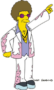 Disco Stu dancing